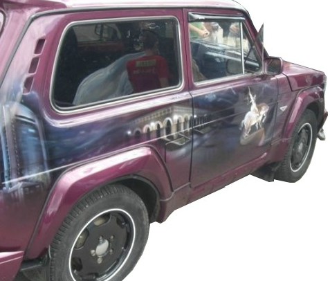 Накладки на арки (квадратные) для B@3 2121 "L@DA 4х4" купить недорого с доставкой в Каменск-Уральский